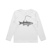 Youth Long Sleeve Live Mullet ft. Back coloured logo